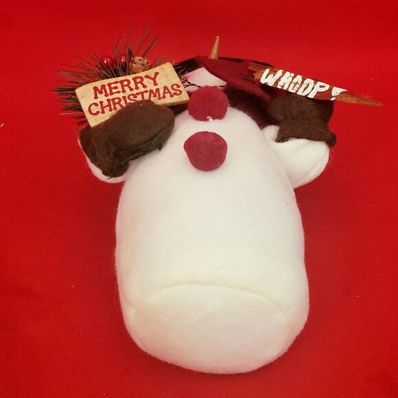 ATM Snowman Plush Ornament Christmas Decor - Picture 4 of 11